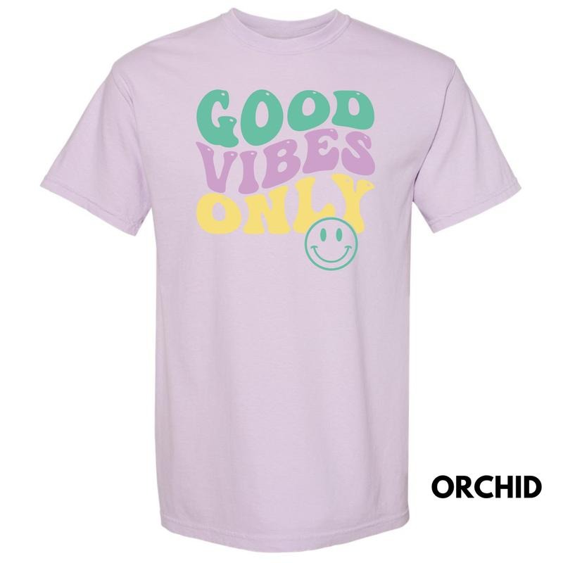 Good Vibes Only Comfort Colors T-Shirt 'NLB' Hoodie, Sweatshirt | HypeDripTees.com