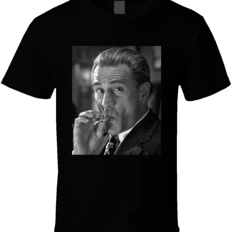 Goodfellas Jimmy Two Times Dead Stare Smoking Gangster Movie T Shirt Hoodie, Sweatshirt | HypeDripTees.com