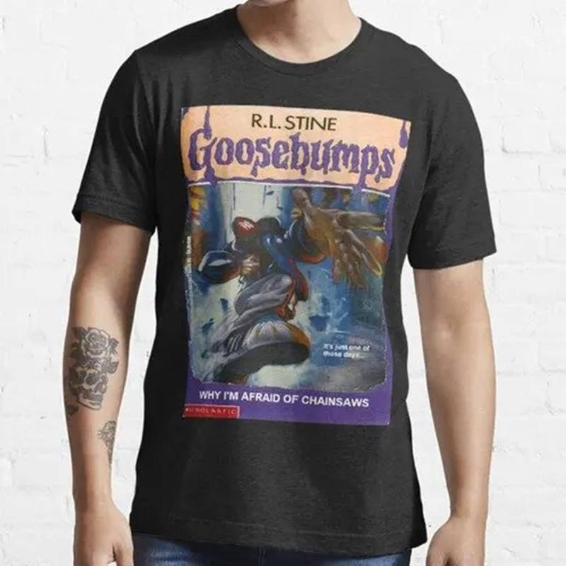 Goosebumps Shirt, Why I'm Afraid Of Chainsaws Shirt, RLStine Shirt,   Halloween Movies One Day At   Land Shirt Hoodie,...