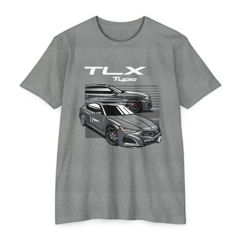 Gotham Grey Acura TLX Type S | Car Racing Shirt | Car Lover Gifts | Race Day Shirt | Car Drifting Shirt | Car Enthusiast...