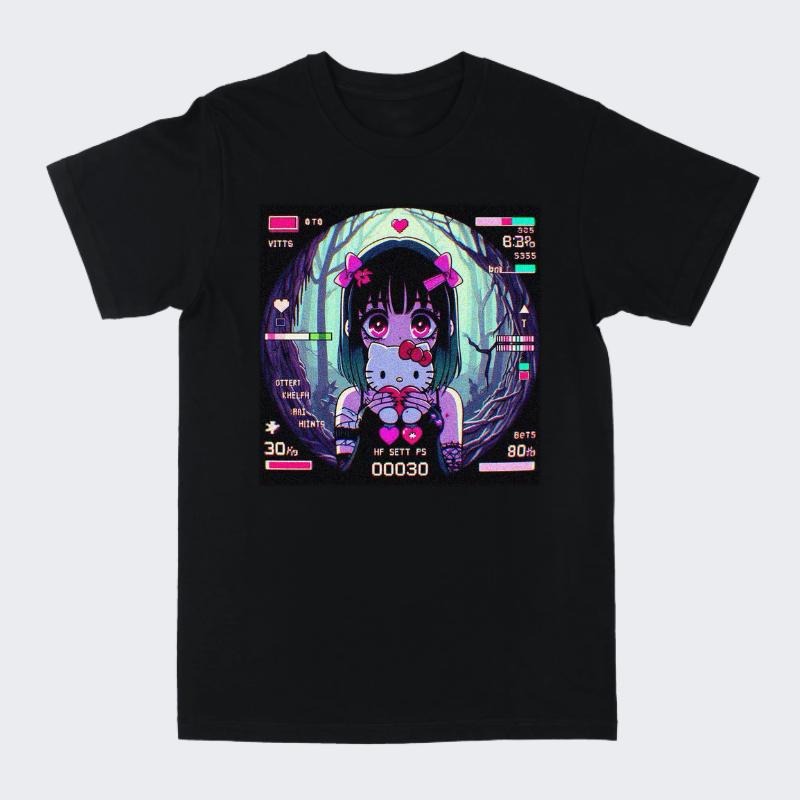 Gothic Y2k Clothing Graphic Tee A10, Y2k Clothing Graphic Tee, Vintage Graphic Tee, Y2k Clothing, Unisex Cotton Crewneck...