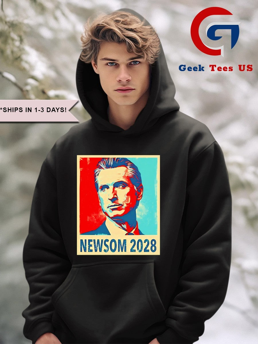 Governor Gavin Newsom for President 2028 hope shirt