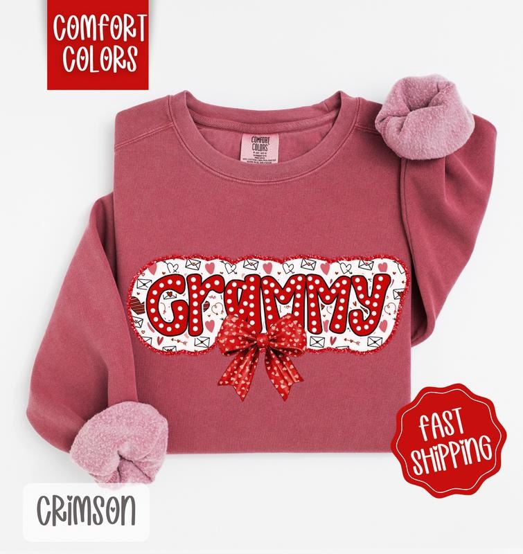 Grammy Valentine Comfort Colors Cute T-Shirts, Hoodie, Sweatshirt