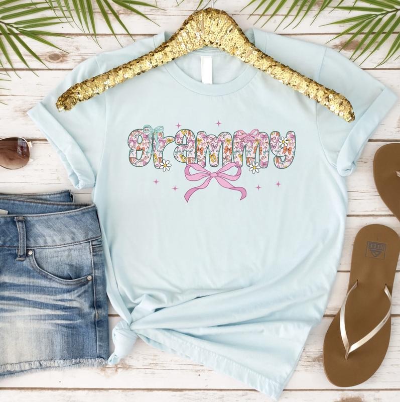 Grammy with Bows T-shirt Hoodie, Sweatshirt | HypeDripTees.com