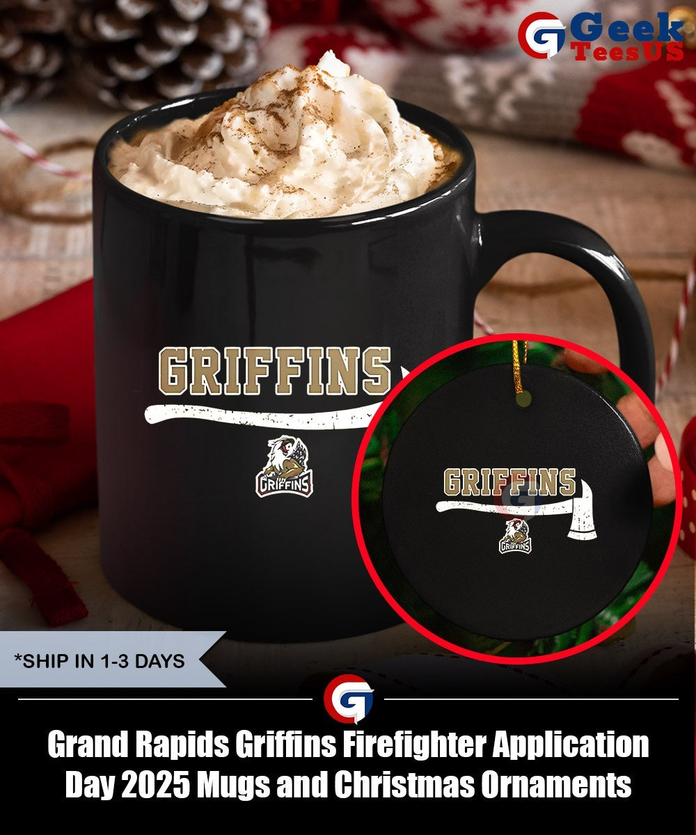 Grand Rapids Griffins Firefighter Application Day 2025 shirt