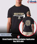 Grand Rapids Griffins Firefighter Application Day 2025 shirt