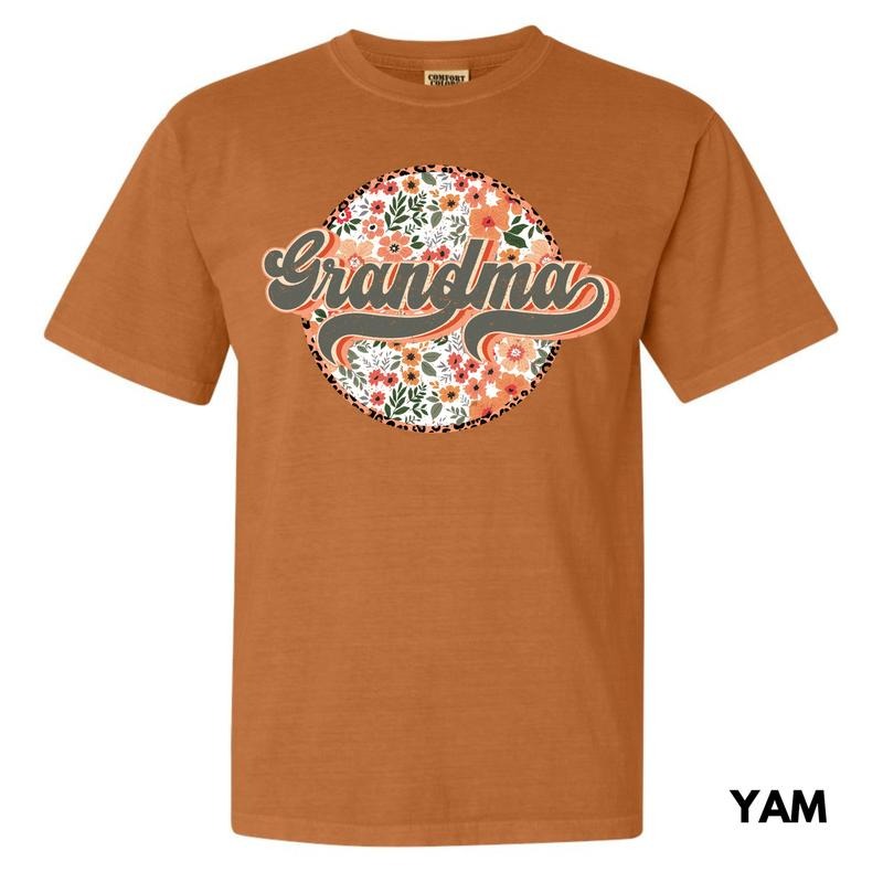 Grandma Flower Mix Comfort Colors T-Shirt 'NLB' Hoodie, Sweatshirt | HypeDripTees.com
