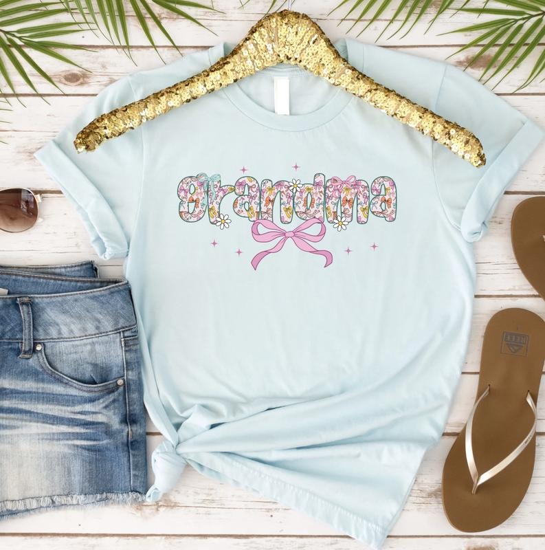 Grandma with Bows T-shirt Hoodie, Sweatshirt | HypeDripTees.com