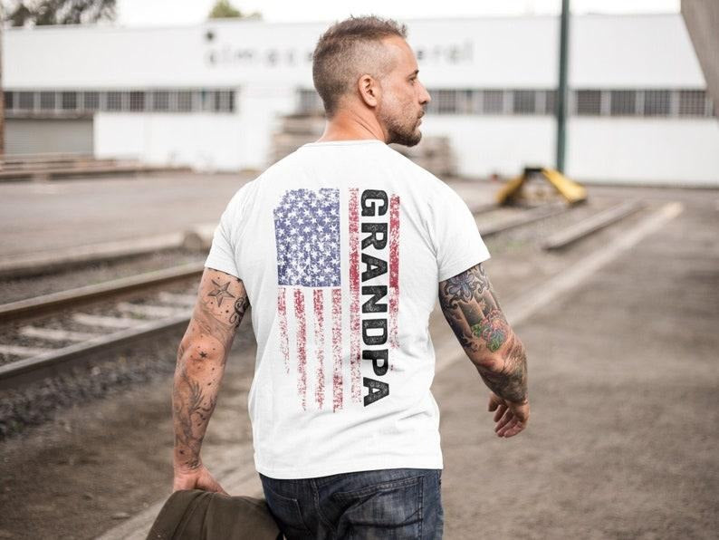 Grandpa shirt, Patriotic Grandpa Shirt, Grandfather Shirt, Gifts for Grandpa