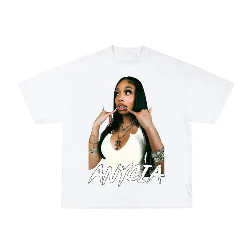 Graphic Anycia Fan Shirt - Big Face Unisex Gift Tee Hoodie, Sweatshirt | HypeDripTees.com