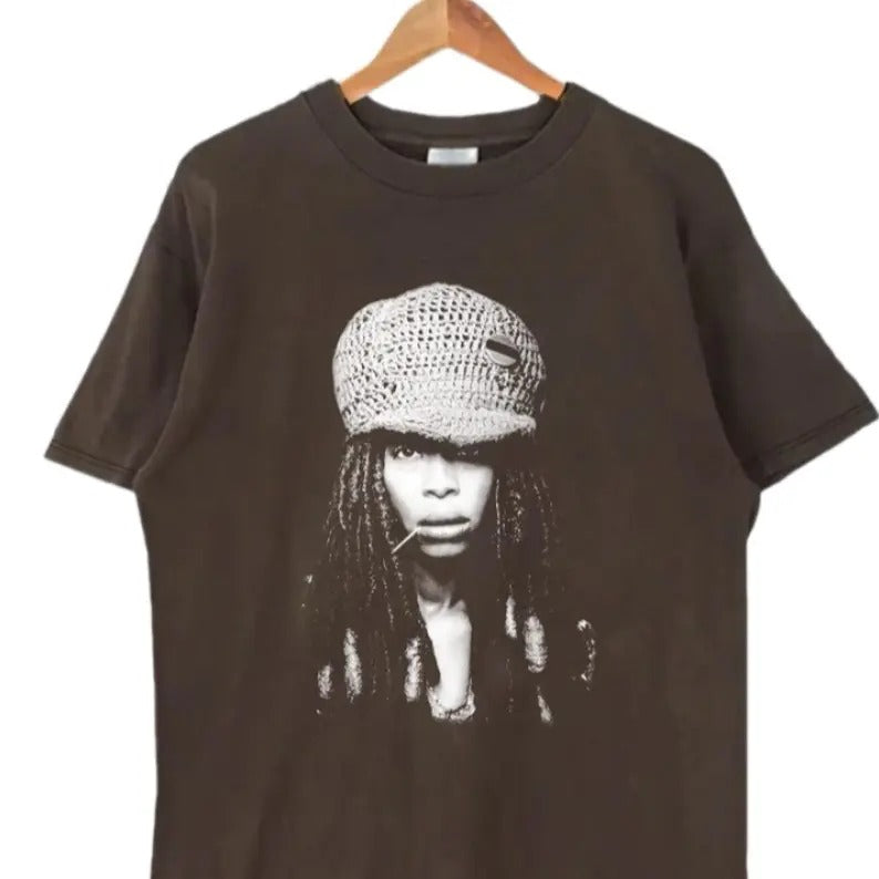 Graphic Erykah Badu Shirt, Erykah Badu Music Rock Fashion Shirt, Erykah Gift For Men Women Hoodie, Sweatshirt