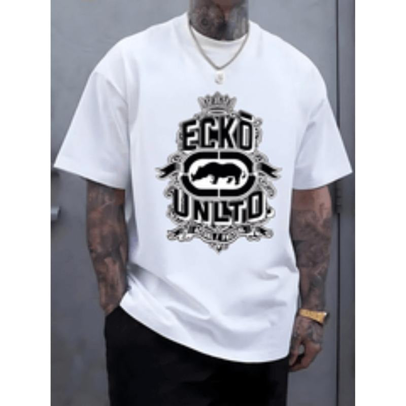 [Graphic Tees] Cotton     mens casual cotton t shirt breathable round neck short sleeve tee with   graphic print   casual...