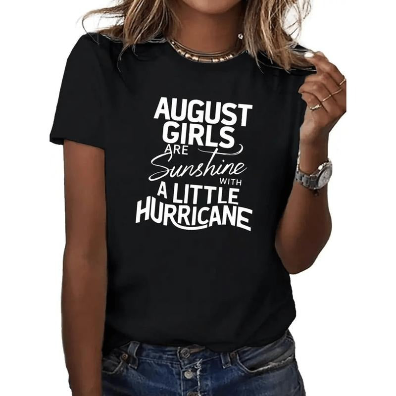 [Graphic Tees] Cotton   are sunshine womens cotton t shirt casual round neck short sleeve   top with fun letter print  ...