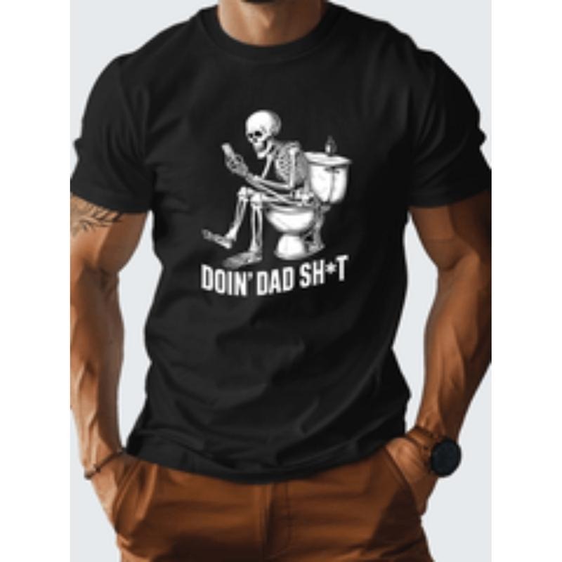 [Graphic Tees] Cotton   dad sh t   pure cotton mens t shirt with   black Hoodie, Sweatshirt | HypeDripTees.com