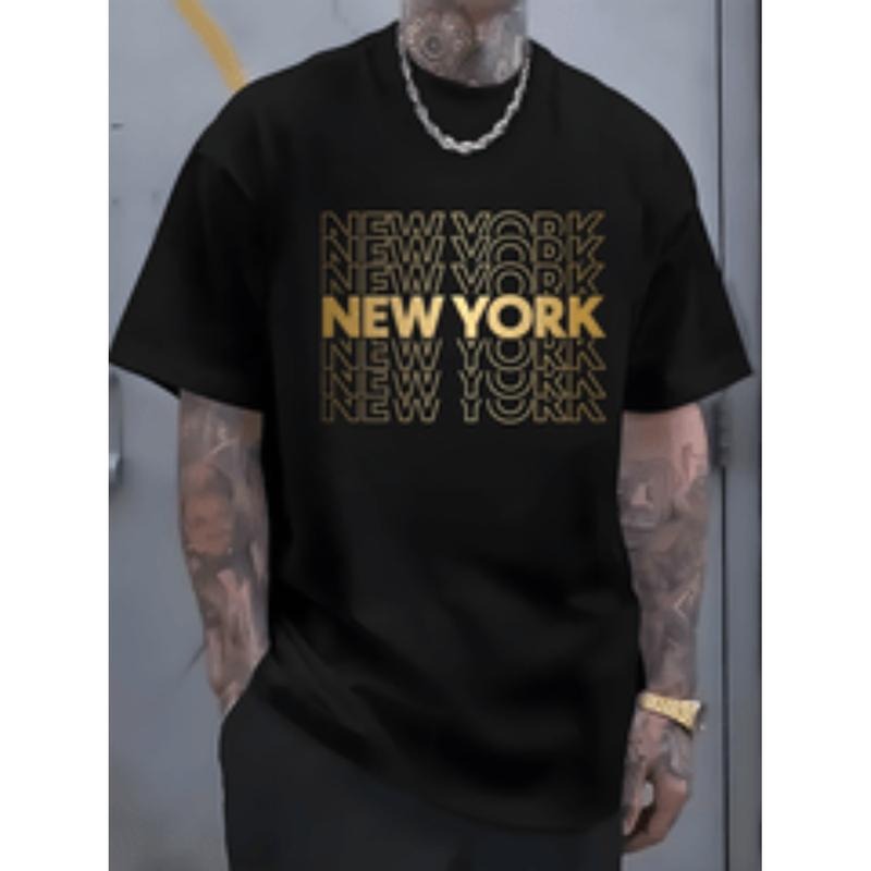 [Graphic Tees] Cotton   letters patterns printed mens t shirts mens     t shirts summer casual and comfortable t shirts...
