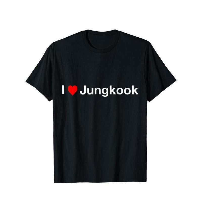 [Graphic Tees] Cotton [Funny K-Pop Lover Tee] Funny K-Pop Lover T-Shirt - Cotton Short Sleeve Breathable Comfortable...