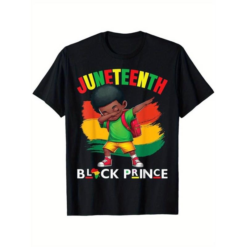 [Graphic Tees] Cotton [Juneteenth Cotton Tee] Juneteenth Black Prince Graphic Cotton T-Shirt Hoodie, Sweatshirt