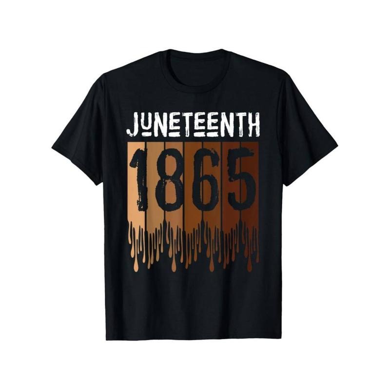 [Graphic Tees] Cotton [Juneteenth Cotton Tee] Juneteenth Freedom Day Melanin Tee Shirt | 100% Cotton Round Neck T-shirt...
