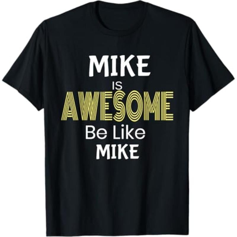 [Graphic Tees] Cotton  Mike Awesome Be Like Mike T Shirt Funny T-Shirt Hoodie, Sweatshirt | HypeDripTees.com