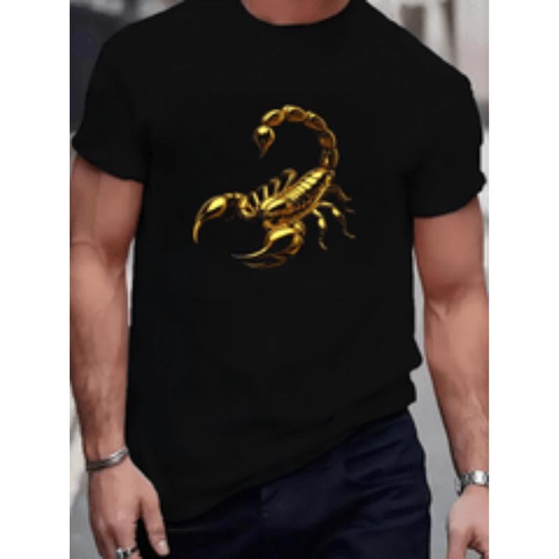 [Graphic Tees] Cotton 1    fashion tee stretchy round neck breathable quick dry annual essential t shirt for men...