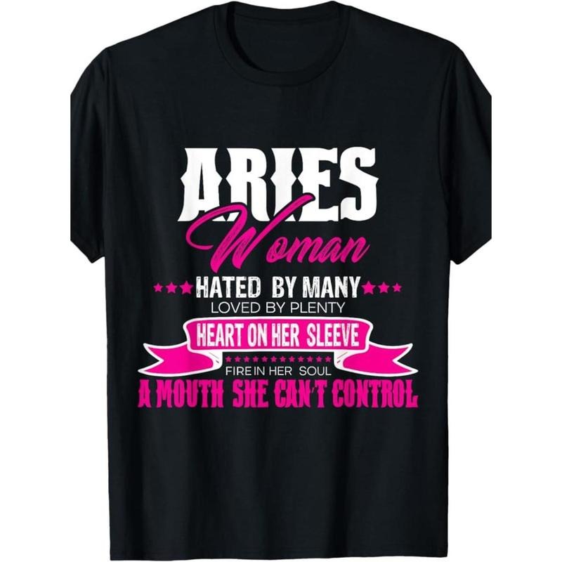 [Graphic Tees] Cotton 100% Made in USA, 180g Aries Zodiac Sign T-Shirt Hoodie, Sweatshirt | HypeDripTees.com