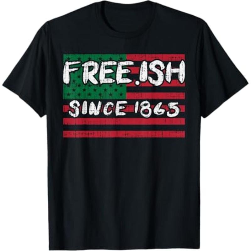 [Graphic Tees] Cotton Freeish Since 1865 Black History Juneteenth African Gift T-Shirt Hoodie, Sweatshirt | HypeDripTees.com