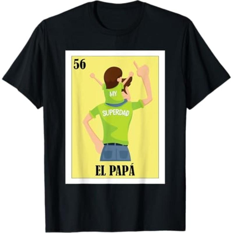 [Graphic Tees] Cotton Funny Mexican Design for Dad - El Papa T-Shirt Hoodie, Sweatshirt | HypeDripTees.com