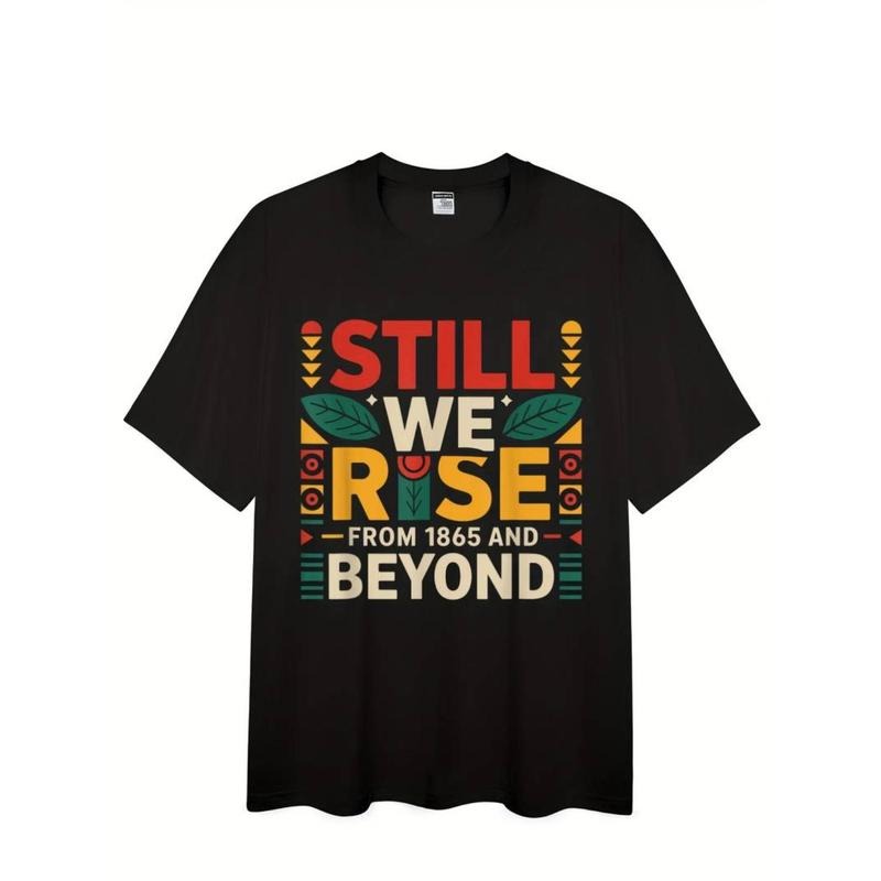 [Graphic Tees] Cotton Juneteenth 1865 Black History African American Freedom Novelty Awesome Graphic T-Shirt Fashion T...