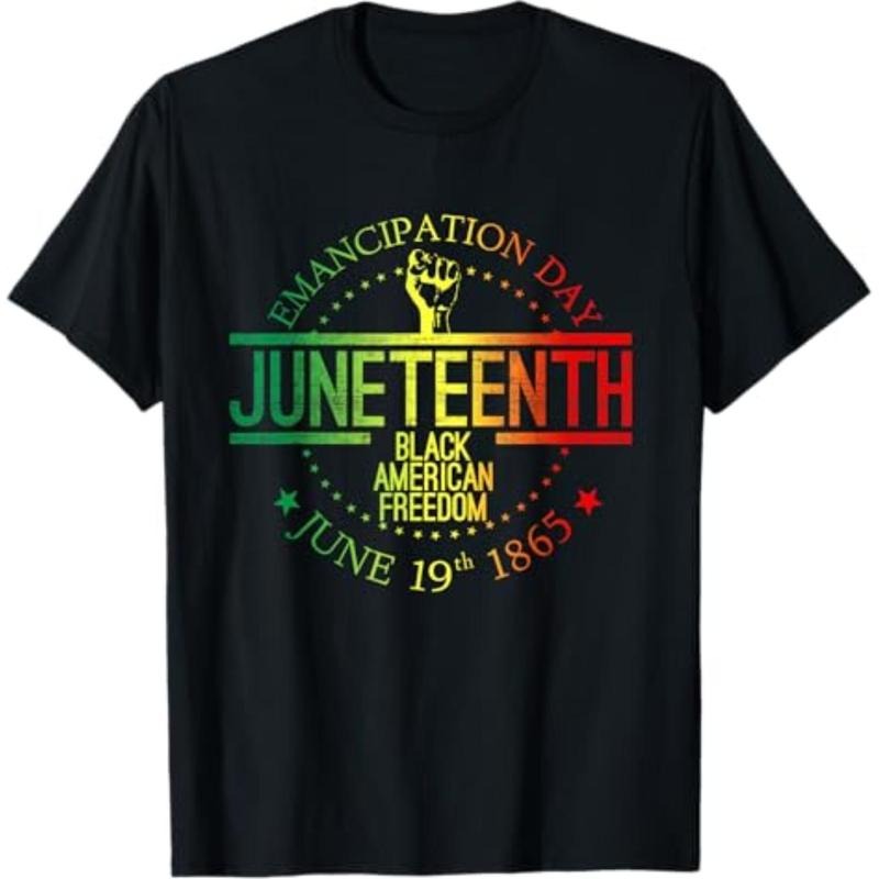 [Graphic Tees] Cotton Juneteenth African American Freedom Black History June 19 T-Shirt Hoodie, Sweatshirt | HypeDripTees.com