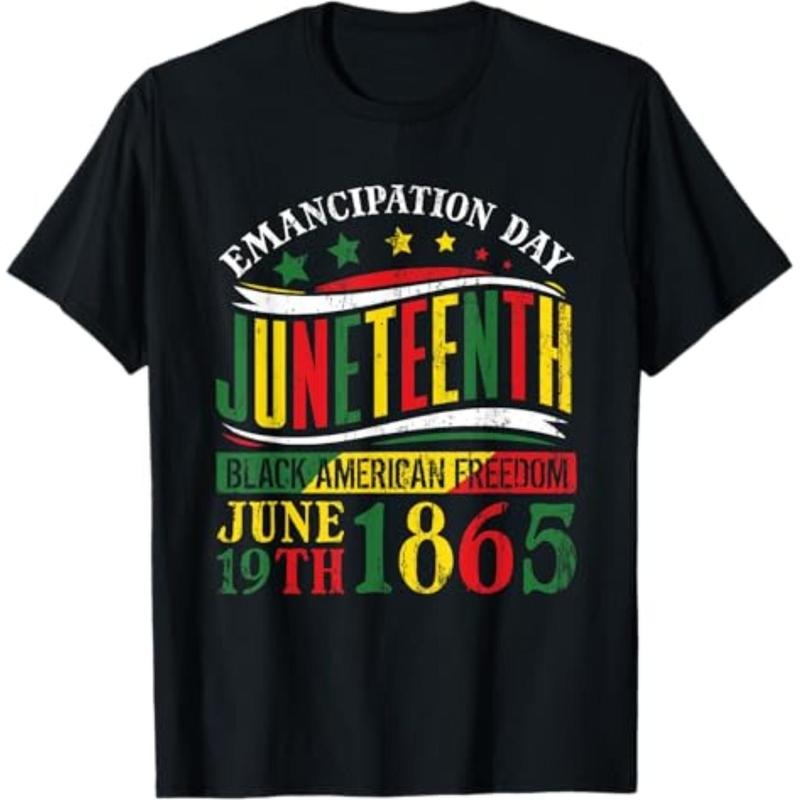 [Graphic Tees] Cotton Juneteenth Black History Celebrating Black Freedom 1865 T-Shirt Hoodie, Sweatshirt | HypeDripTees.com