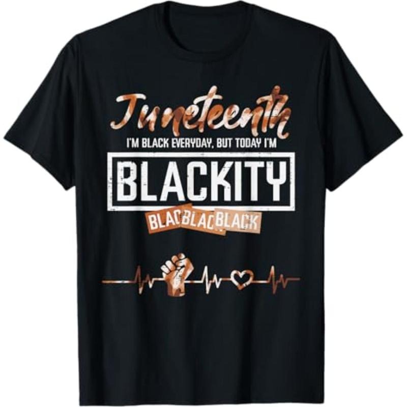 [Graphic Tees] Cotton Juneteenth Blackity Black Everyday Melanin Men Women Kids T-Shirt Hoodie, Sweatshirt | HypeDripTees.com