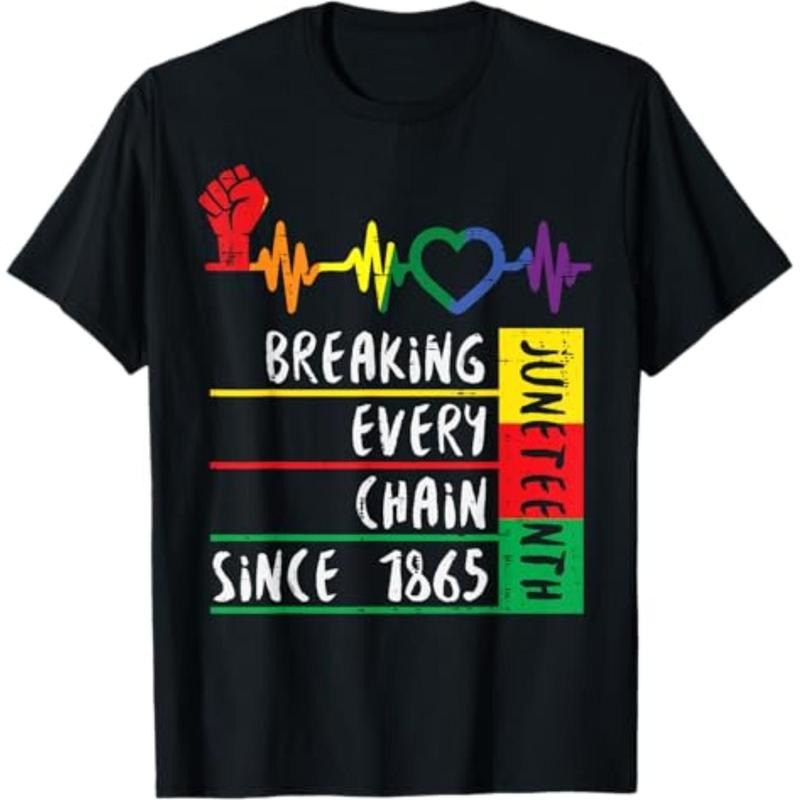 [Graphic Tees] Cotton Juneteenth Breaking Every Chain Since 1865 Men Women Kids T-Shirt Hoodie, Sweatshirt | HypeDripTees.com