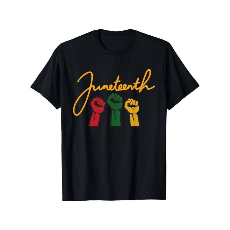 [Graphic Tees] Cotton Juneteenth Celebrating Black Freedom 1865 African American T-Shirt Hoodie, Sweatshirt