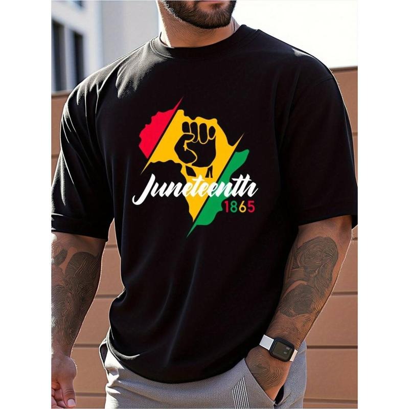 [Graphic Tees] Cotton Men's Juneteenth 1865 Commemorative T-Shirt Hoodie, Sweatshirt | HypeDripTees.com