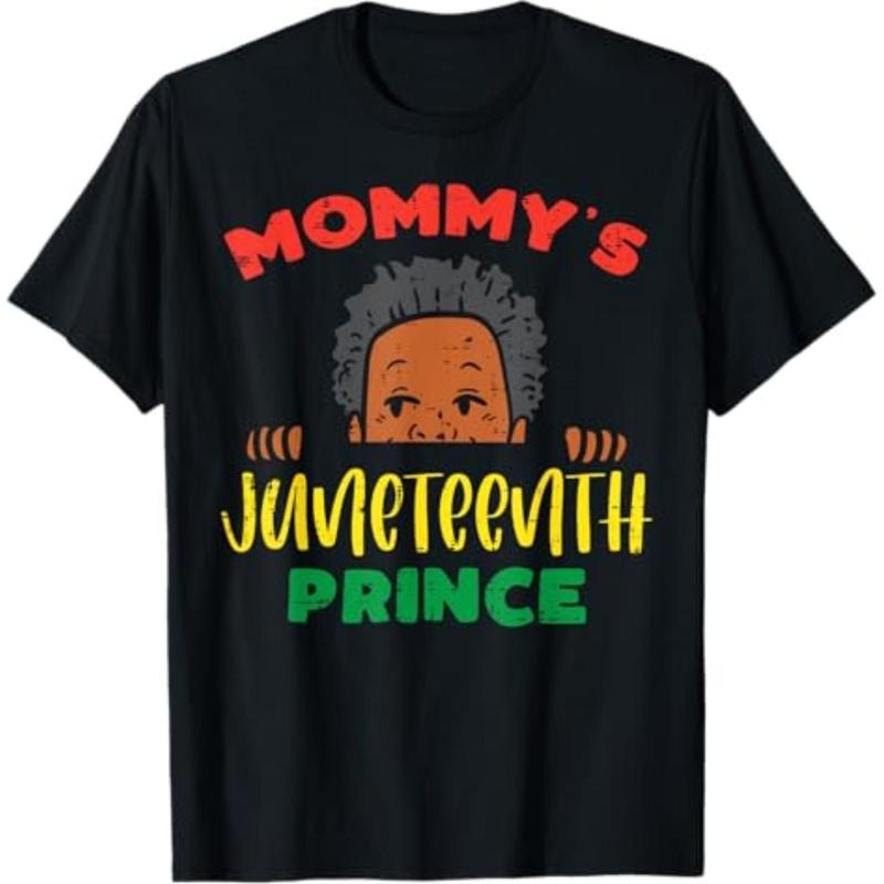 [Graphic Tees] Cotton Mommy's Juneteenth Prince June 19th Black Toddler Boys Kids T-Shirt Hoodie, Sweatshirt