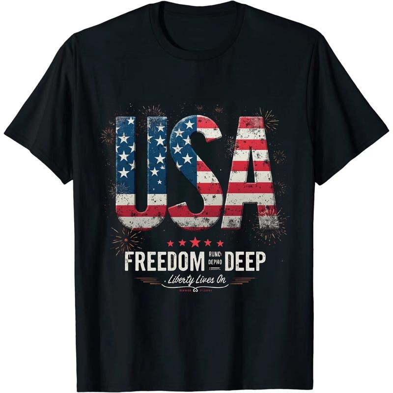 [Graphic Tees] Cotton Refined Independence Day USA T - Shirt With Patriotic Graphics Hoodie, Sweatshirt | HypeDripTees.com