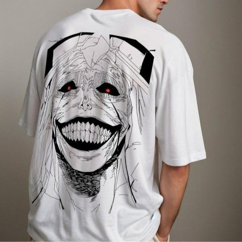 [Graphic Tees] Cotton Solo Leveling Double-Sided Tee - Epic Anime Graphic Shirt for Fans - Anime shirt - Top Classic Menswear