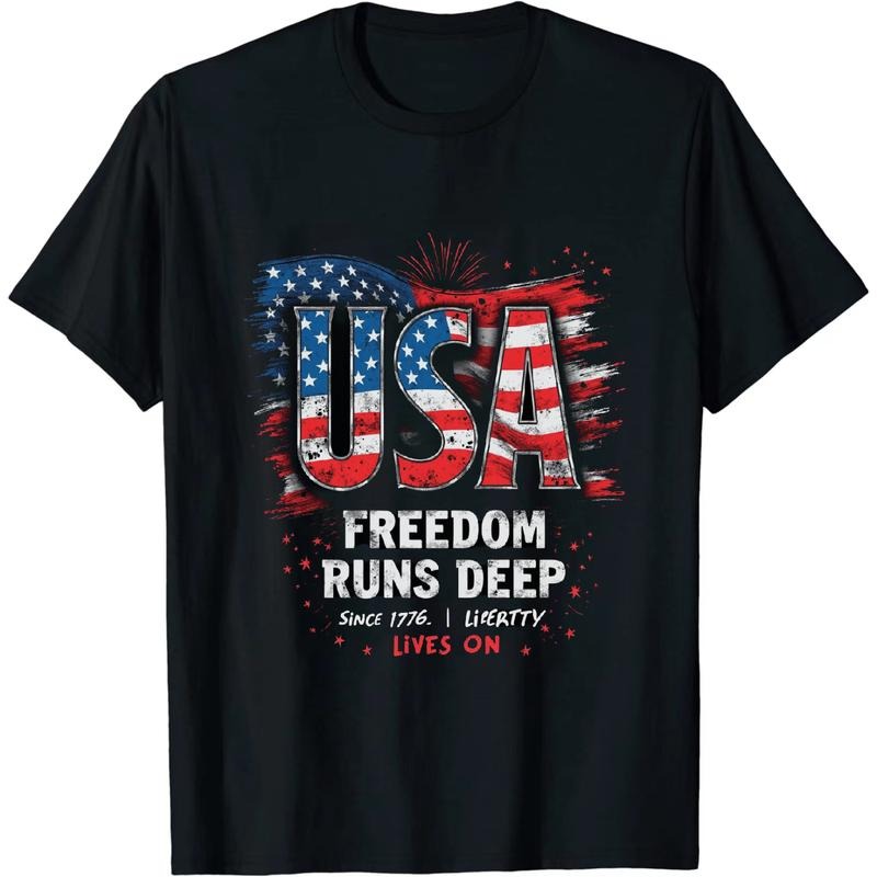 [Graphic Tees] Cotton Stunning Independence Day USA T Shirt Conveying American Heritage Hoodie, Sweatshirt | HypeDripTees.com