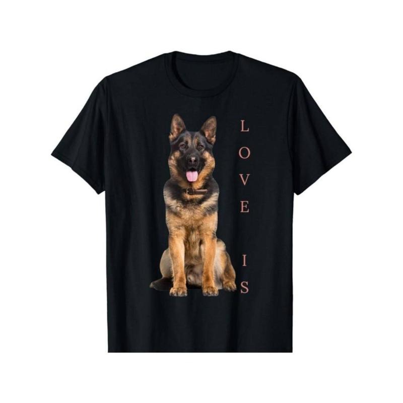 [Graphic Tees] Cotton Unisex German Shepherd Shirt, Shepard Dog Mom Dad Love Pet Puppy Tee Gift T-Shirt Hoodie, Sweatshirt