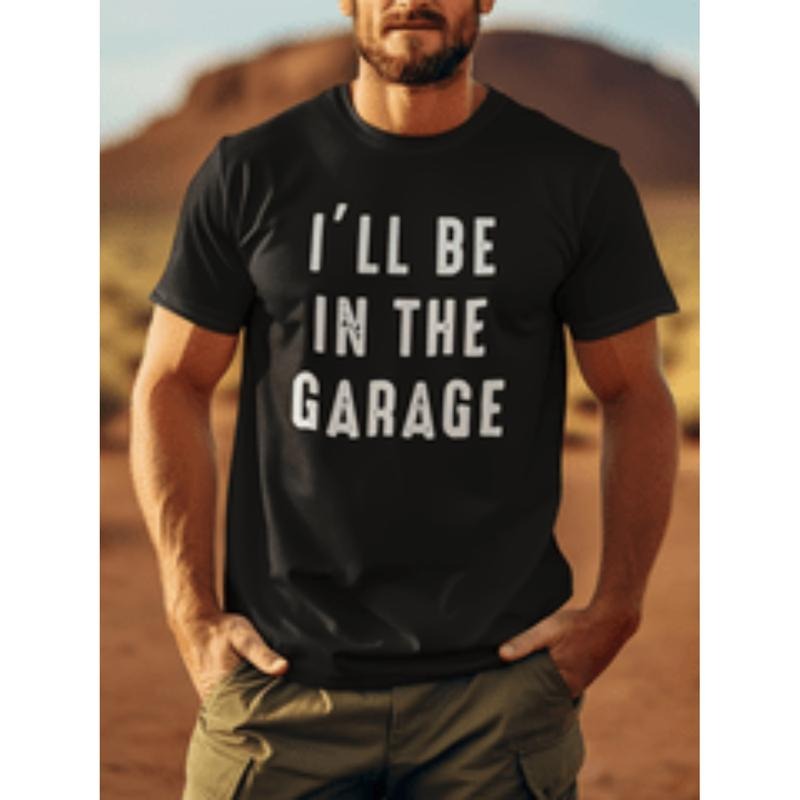 [Graphic Tees] Cotton ill     mens front printed short sleeved t shirt comfortable breathable casual   for   fall black...