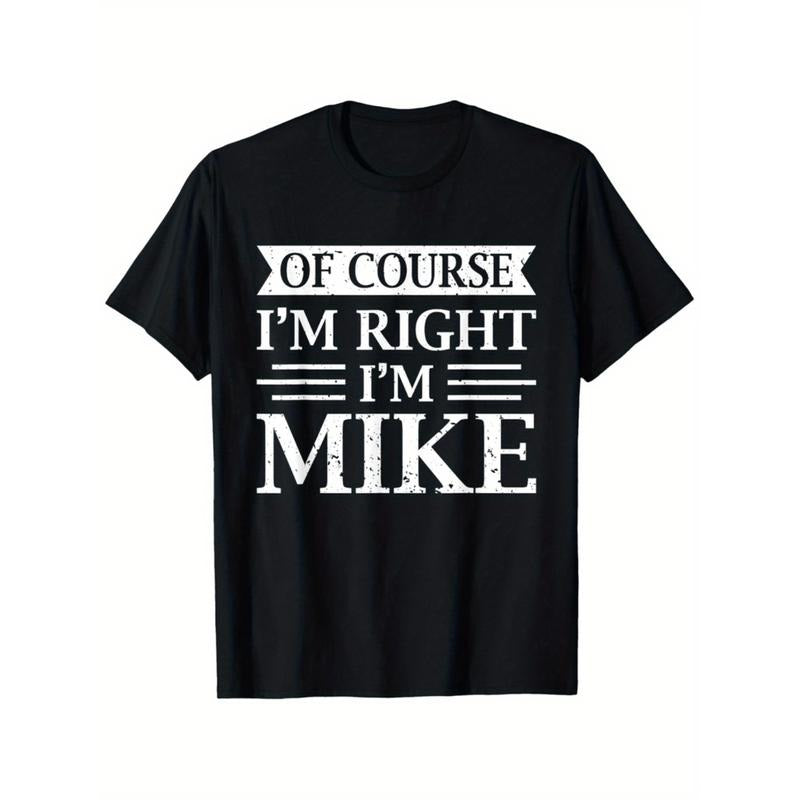 [Graphic Tees] Cotton im right im funny graphic t shirt unisex cotton casual round neck tee with stretch black with white...