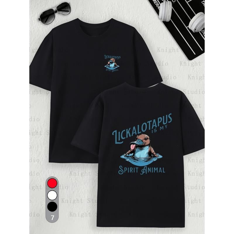 [Graphic Tees] Cotton mens   cotton t shirt naughty   playing by   dual sided   round neck short sleeve ideal for outdoor...