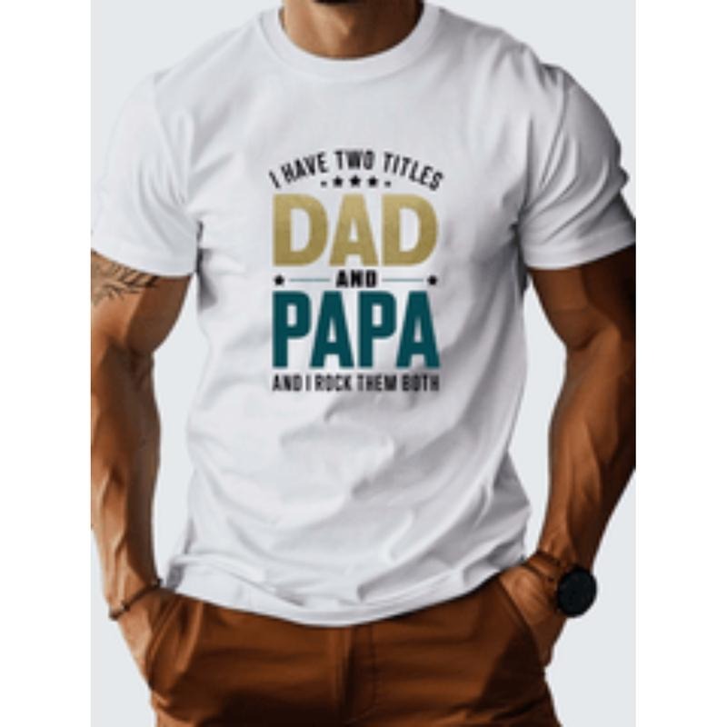 [Graphic Tees] Cotton papa dad   pure cotton mens tshirt   fit white Hoodie, Sweatshirt | HypeDripTees.com