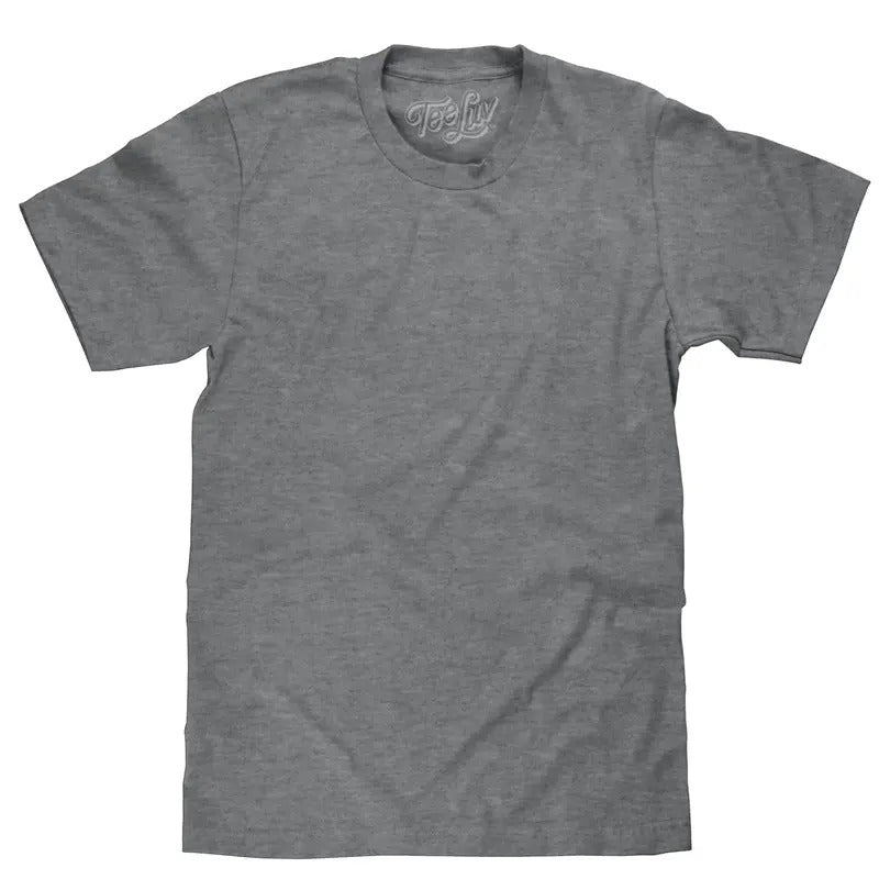 Graphite Gray Heather Blank T-Shirt - Gray Hoodie, Sweatshirt | HypeDripTees.com