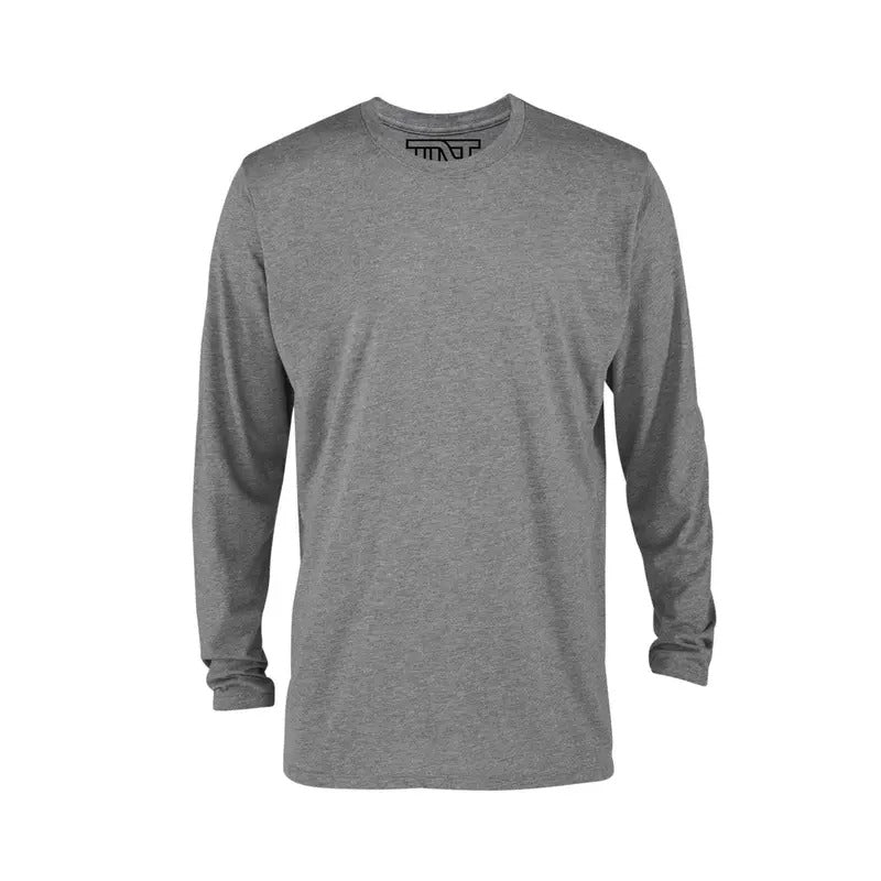 Graphite Heather Long Sleeve T-Shirt - Gray Hoodie, Sweatshirt | HypeDripTees.com
