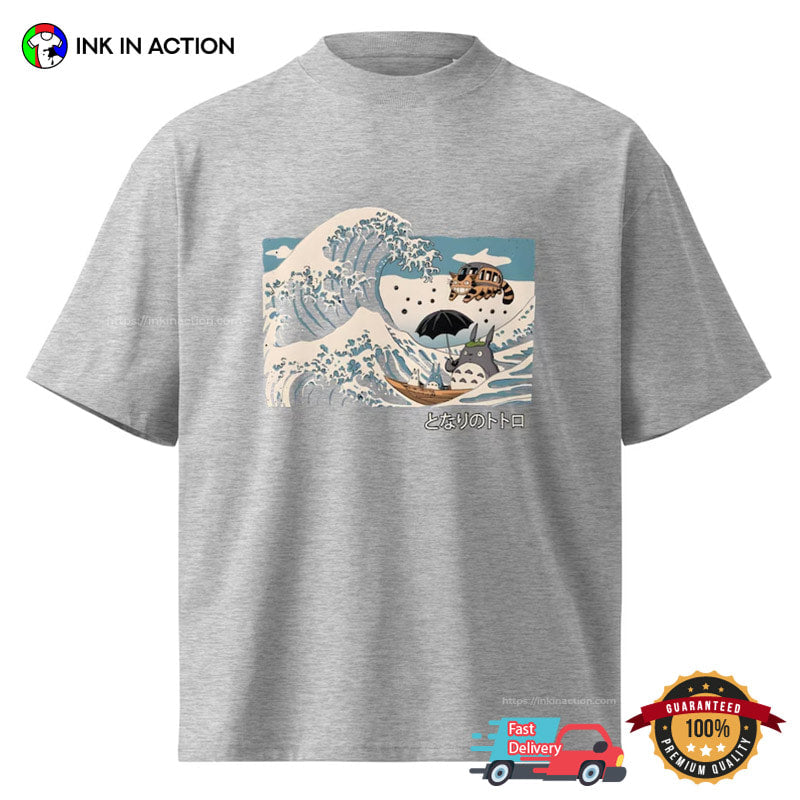Great Wave My Neighbor Totoro Shirt