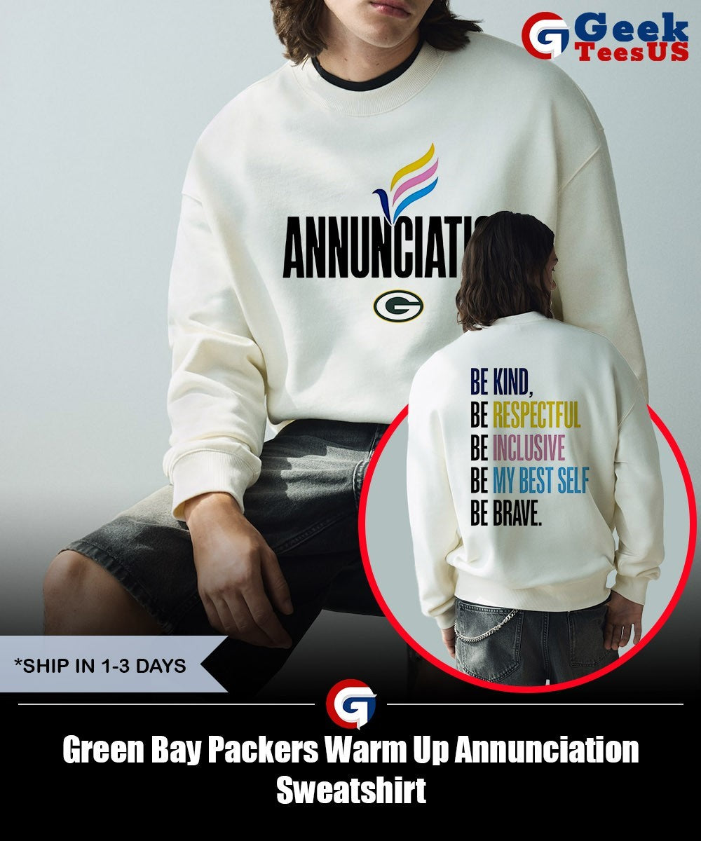 Green Bay Packers Warm Up Annunciation shirt