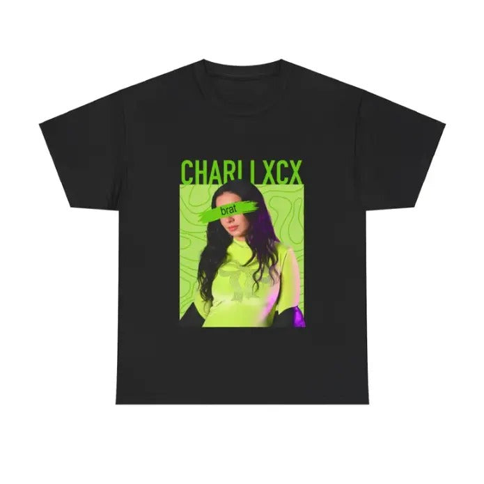 Green Charliii Tee, Brat Tshirt - Unisex Classic Cotton T-Shirt Hoodie, Sweatshirt | HypeDripTees.com