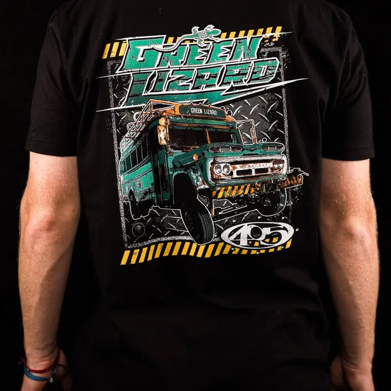 Green Lizard Prison Bus - Tshirt Cotton Crewneck Hoodie, Sweatshirt | HypeDripTees.com