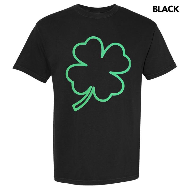 Green Puff Shamrock Comfort Colors T-Shirt Hoodie, Sweatshirt | HypeDripTees.com